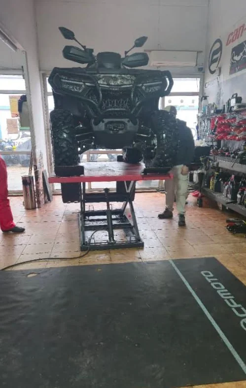 ATV pregătit pentru livrare